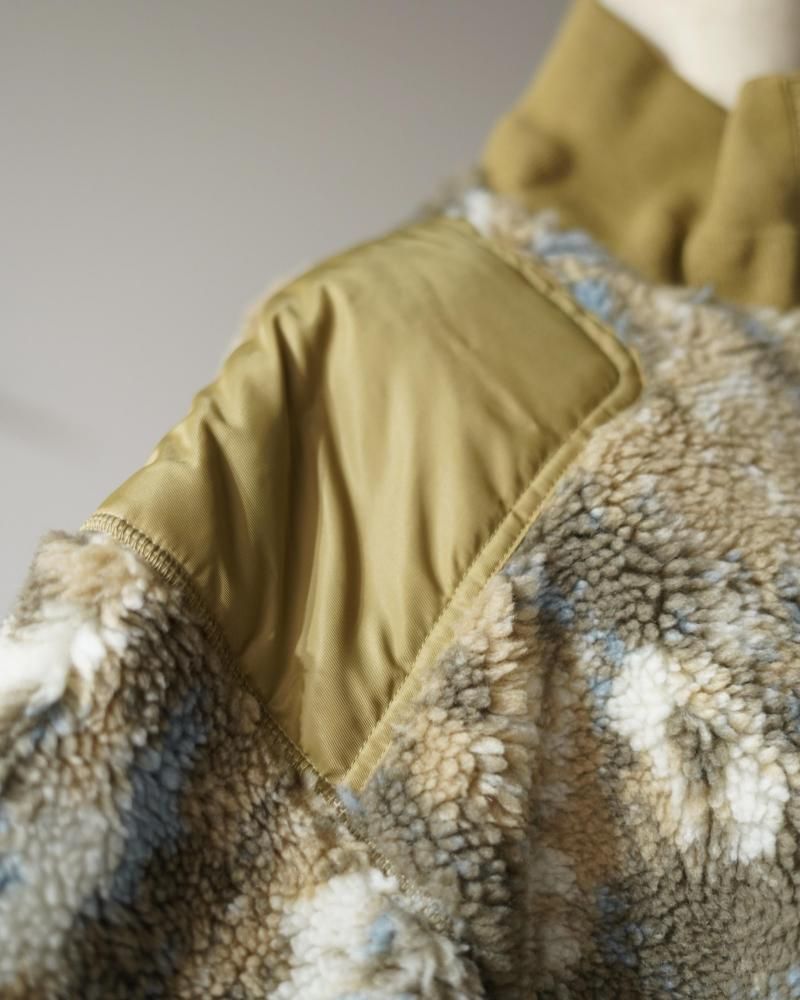 Fleece Bomber (BEIGE) - IDIOME | ONLINE SHOP 熊本のセレクト