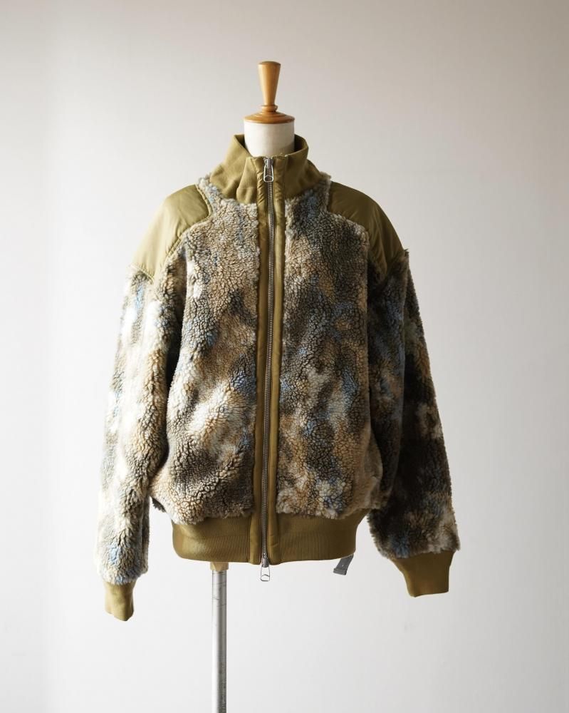 Fleece Bomber (BEIGE)<img class='new_mark_img2' src='https://img.shop-pro.jp/img/new/icons14.gif' style='border:none;display:inline;margin:0px;padding:0px;width:auto;' />