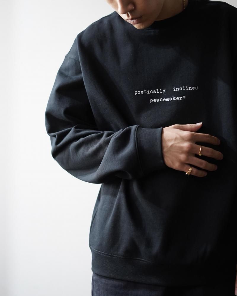 Loose Fit Crewneck Landart 02 Print (BLACK) - IDIOME | ONLINE SHOP