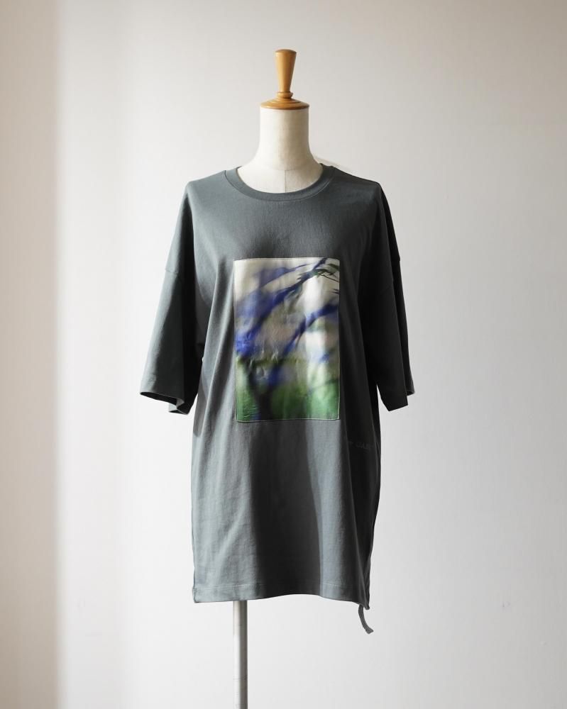 Loose Fit Tshirt Landart Print (GRAY)<img class='new_mark_img2' src='https://img.shop-pro.jp/img/new/icons14.gif' style='border:none;display:inline;margin:0px;padding:0px;width:auto;' />