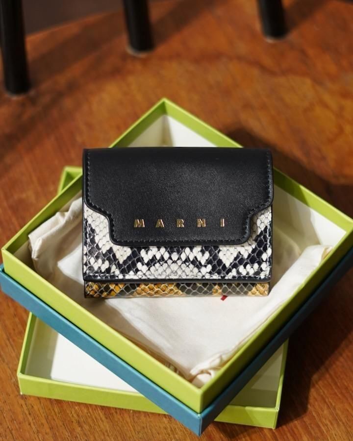 TRIFOLD BIG LOGO WALLET (PYTHON PATTERN)<img class='new_mark_img2' src='https://img.shop-pro.jp/img/new/icons14.gif' style='border:none;display:inline;margin:0px;padding:0px;width:auto;' />