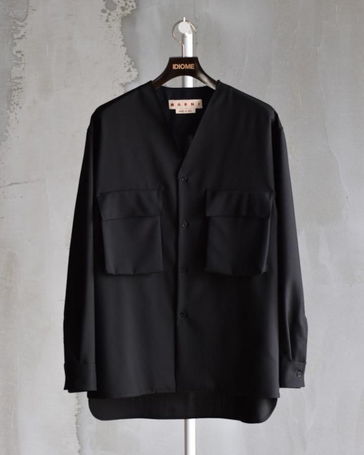 TROPICAL WOOL SHIRT CARDIGAN<img class='new_mark_img2' src='https://img.shop-pro.jp/img/new/icons14.gif' style='border:none;display:inline;margin:0px;padding:0px;width:auto;' />