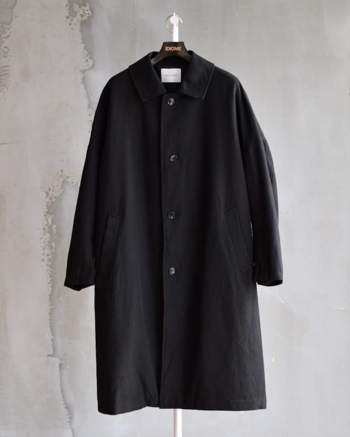 Wide Boxy Soutien Collar Coat - IDIOME | ONLINE SHOP 熊本の