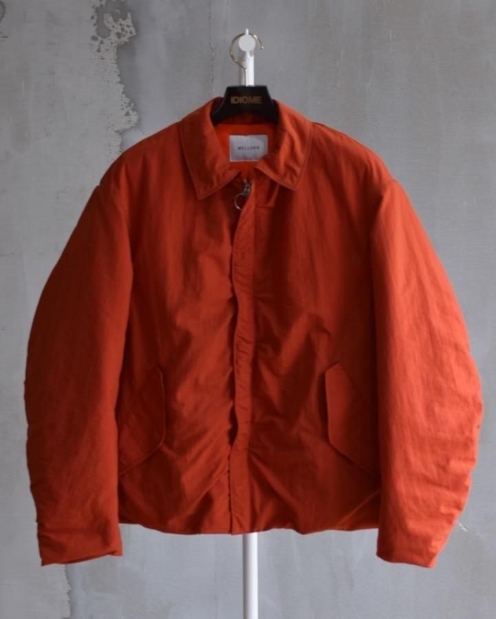 Wide Puffer Puckering Jacket ORANGE 
<img class='new_mark_img2' src='https://img.shop-pro.jp/img/new/icons14.gif' style='border:none;display:inline;margin:0px;padding:0px;width:auto;' />