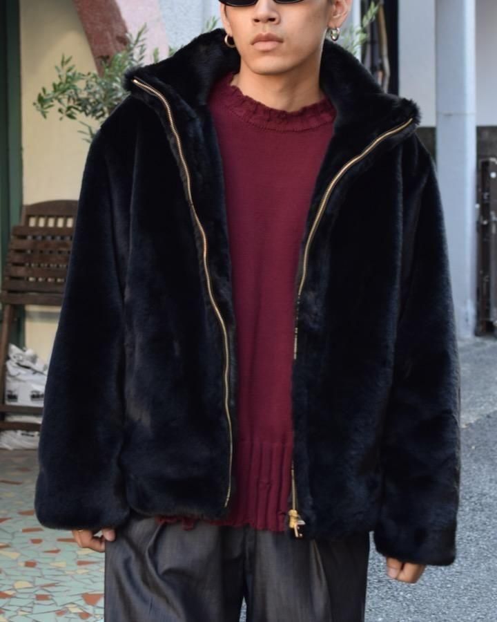 VESP COLLER FUR JKT ブラック ジャケット VESP COLLER FUR JKT ブラック ジャケット VESP COLLER FUR JKT