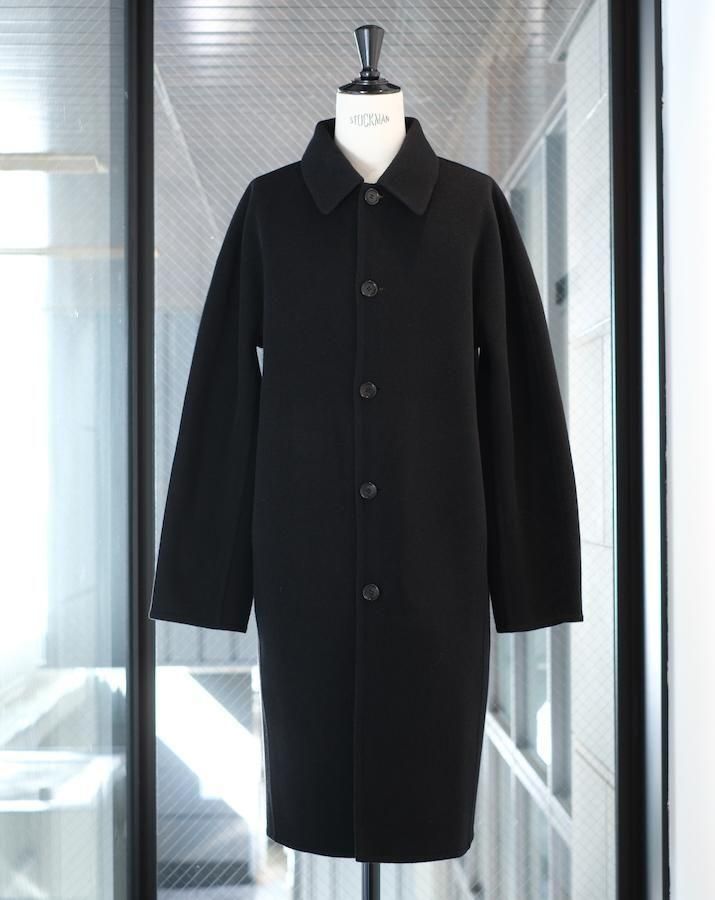 Double Black Wool Kimono Coat<img class='new_mark_img2' src='https://img.shop-pro.jp/img/new/icons14.gif' style='border:none;display:inline;margin:0px;padding:0px;width:auto;' />