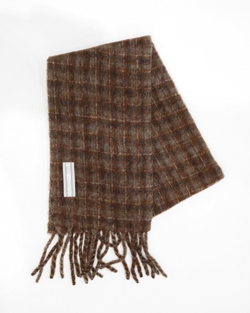 ESTATE SCARF (Dorf Check Fuzzy Alpaca)	<img class='new_mark_img2' src='https://img.shop-pro.jp/img/new/icons14.gif' style='border:none;display:inline;margin:0px;padding:0px;width:auto;' />