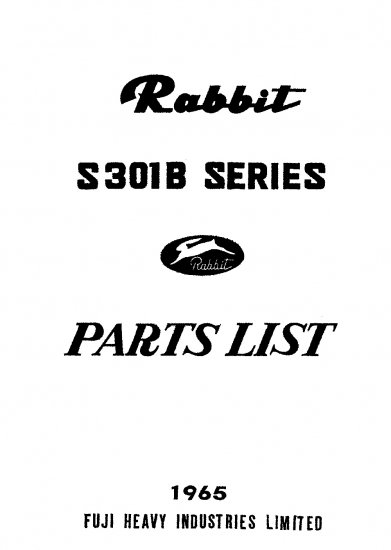 moto-cluster.shop　ラビット　ラビット　S301B パーツリスト　1965（PDF）
