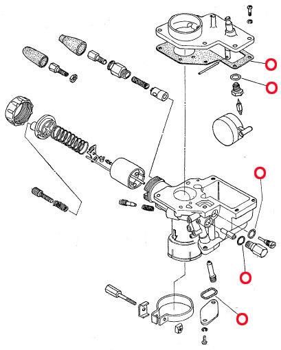 moto-cluster.shop　ラビット　S301　キャブガスケット