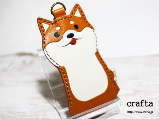 柴犬キーケース 161127 - crafta（クラフタ）遊びと機能の革小物