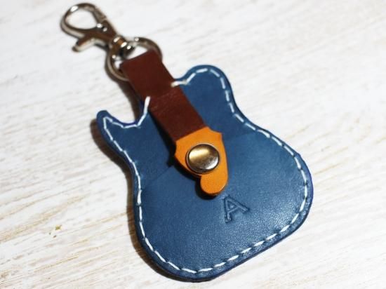 独創的 ギター型ピックケース crafta（クラフタ）遊びと機能 - 青180705 バッグ