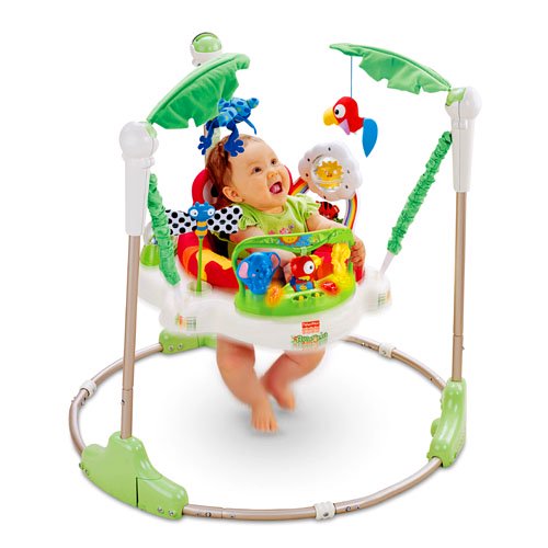 人気の赤ちゃん用おもちゃレインフォレストジャンパルー｜ベビーズママ