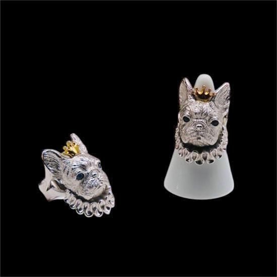 【美品・箱付き】ボギー＆レオ／ドッグ リング SV925／18号 美品・箱付き】ボギー＆レオ／ドッグ リング SV925／18号 - メルカリ
