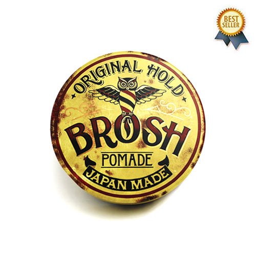 BROSH ブロッシュ オリジナル ポマード 整髪料 ツヤ ヘアワックス グリース BROSH POMADE ORIGINAL HOLD 115g