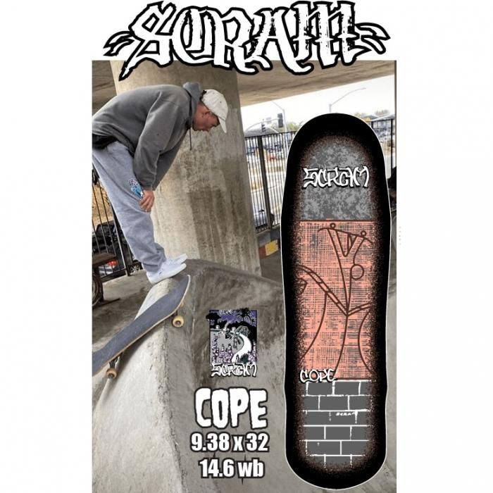 デッキテープ無料】 SCRAM (スクラム) COPE 2 (NEW COLOR) 9.38in x