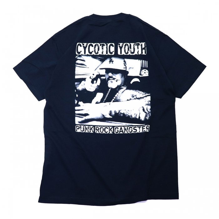 CYCOTIC YOUTH - PUNK ROCK GANGSTER T-SHIRT NAVY Suicidal ...