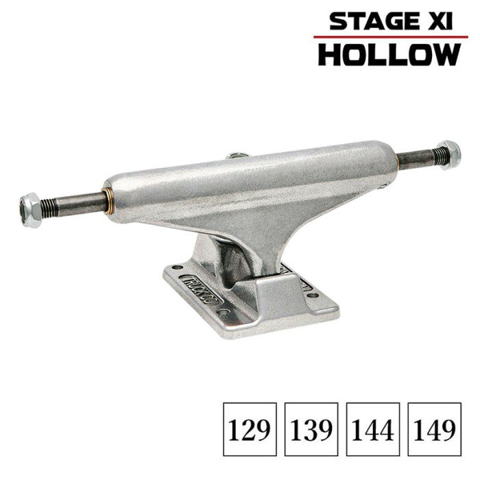 INDEPENDENT TRUCKS インディペンデント STAGE 11 HOLLOW SILVER STANDARD (HI) 129 139  144 149