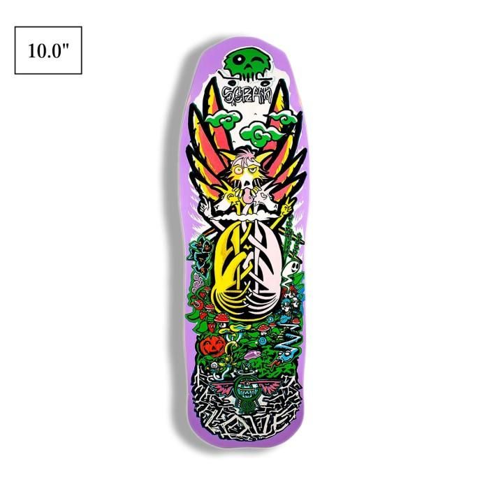 SCRAM スクラム 3 HEADED DOG Skateboard Deck 10in x 32.5in スケート