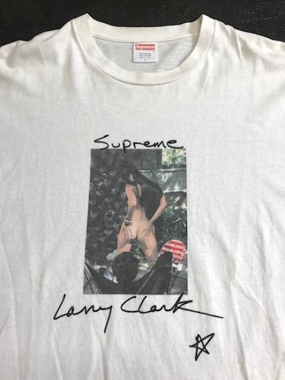 Supreme × Larry Clark 黒文字