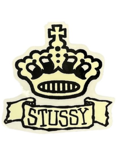 90's～ STUSSY クラウン型ステッカー 3 - JAMMRU WEB SHOP【 ジャムル