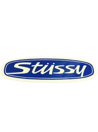90's〜  STUSSY エンブレム型ステッカー 5