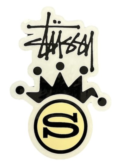 90's～ STUSSY Sクラウン型ステッカー 3 - JAMMRU WEB SHOP【 ジャムル