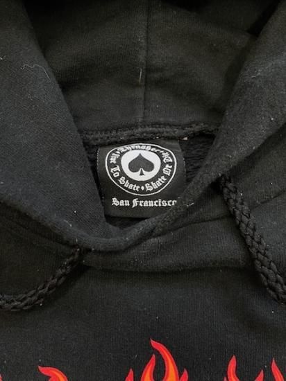 00s THRASHER ファイヤーフレームロゴ パーカー USA企画 XL相当