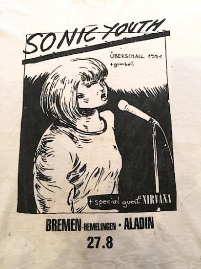 1991's SONIC YOUTH Live with NIRVANA !!! - JAMMRU WEB SHOP 