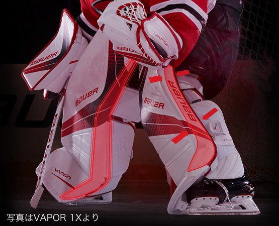 BAUER VAPOR X900 レッグパッド シニア SR - ユーロスポルト アイスホッケー用品　FRONTIER / WALL MASK /  TACKLA