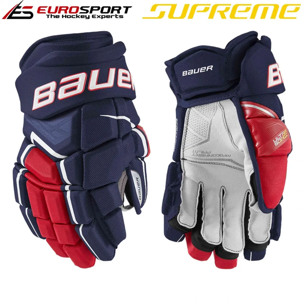 BAUER S21 SUPREME ULTRASONIC グローブ シニア - ユーロ BAUER S21 SUPREME ULTRASONIC グローブ シニア - ユーロ