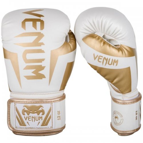 VENUM [ヴェヌム] ボクシンググローブ Elite - エリート（白/ゴールド