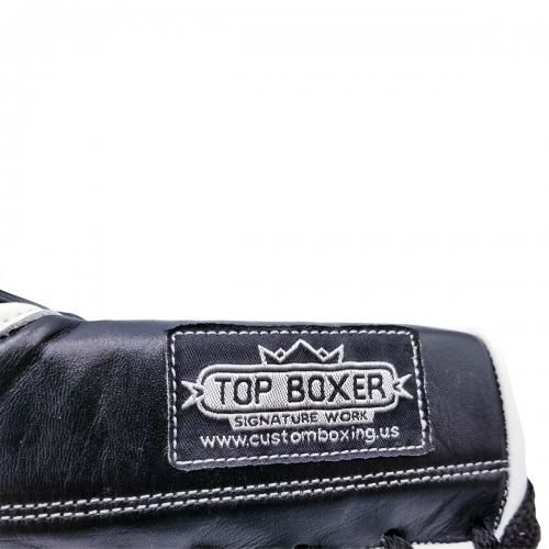 TOP BOXER［トップボクサー］ 紐式ボクシンググローブ（黒）