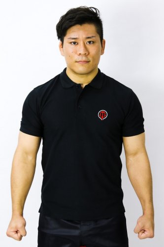 MAZA［マザ］ ポロシャツ クラシック（黒）／ Polo Classic T-shirts - black