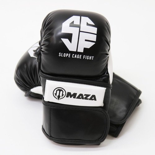 MAZA［マザ］ ～Slope Cage Fight～ 公式 MMA パウンドグローブ（黒）／Pound Gloves