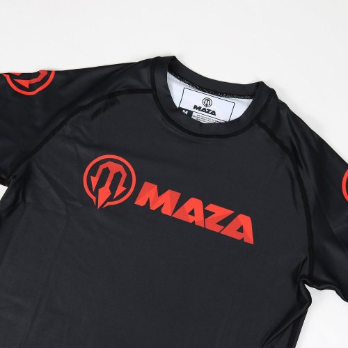 MAZA［マザ］ 半袖　ラッシュガード　KURO-1 ／ Rushguard Short Sleeves Kuro-1