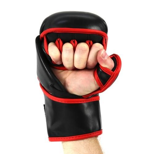 MAZA［マザ］ MMA パウンドグローブ Ver.2（黒/赤）／Pound