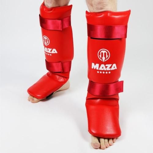 MAZA マザ ボクシンググローブ シンガード セット 黒 ゴールド 14oz