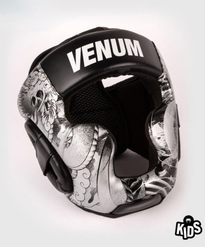 VENUM [ヴェヌム]　キッズ　ヘッドギア　YKZ21（黒/白）／ Kids Headgear YKZ21 - Black/White