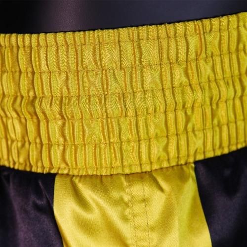 MAZA［マザ］ キックボクシングショーツ（黒/ゴールド