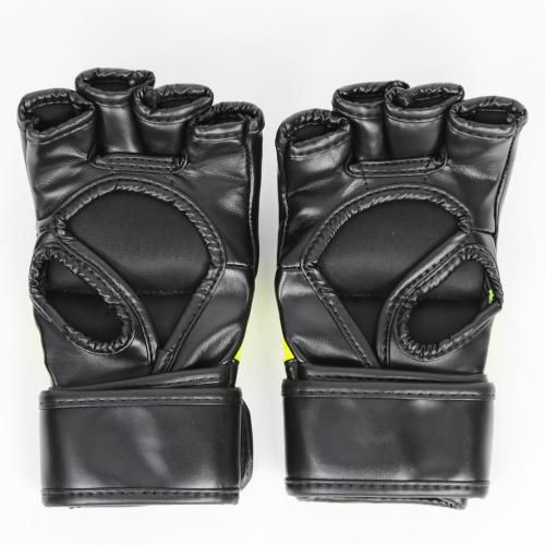 MAZA［マザ］ WARDOG 公式 MMA プロ ファイトグローブ （黒/イエロー