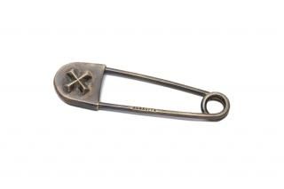 【美品】MASU LAUNDRY PIN NECKLACE 安全ピン シルバー 2024SS】 MASU (マス/エムエーエスユー) 