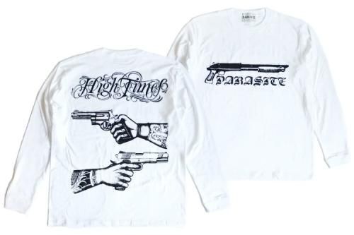 HIGH TIMES L/S TEE -WHITE-