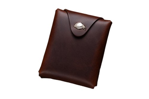 <img class='new_mark_img1' src='https://img.shop-pro.jp/img/new/icons1.gif' style='border:none;display:inline;margin:0px;padding:0px;width:auto;' />EAGLE SILVER BUTTON TRIFOLD LEATHER WALLET -BROWN-