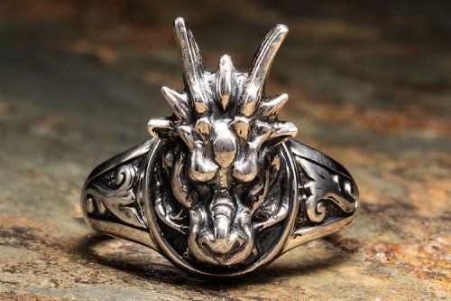 <img class='new_mark_img1' src='https://img.shop-pro.jp/img/new/icons1.gif' style='border:none;display:inline;margin:0px;padding:0px;width:auto;' />PST THIN RING DRAGON -SILVER-