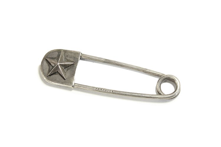 SAFETY PIN 5 STAR A (S) silver x silver | H60mm - オリジナル 