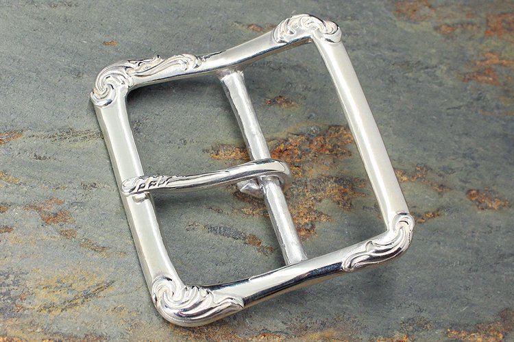 RELIEF BUCKLE silver (LL)