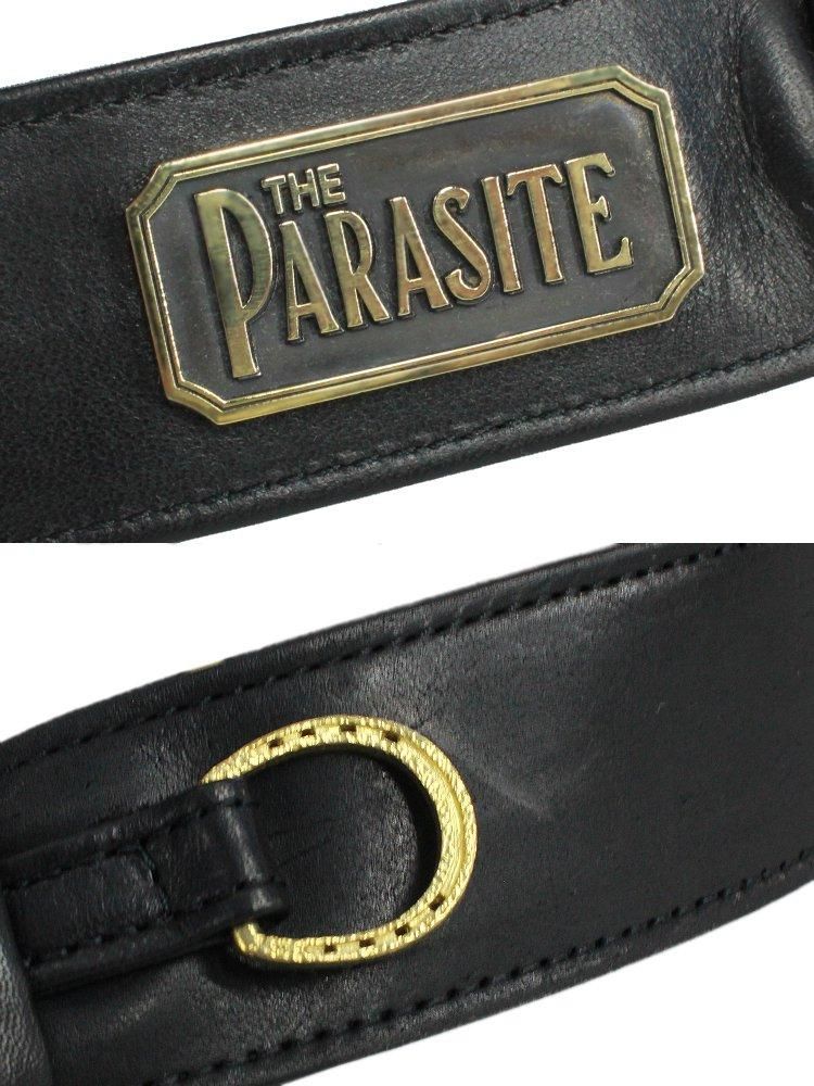 極美品】PARASITE ボディバッグ ホーススウェードTYPE1 黒 バッグ