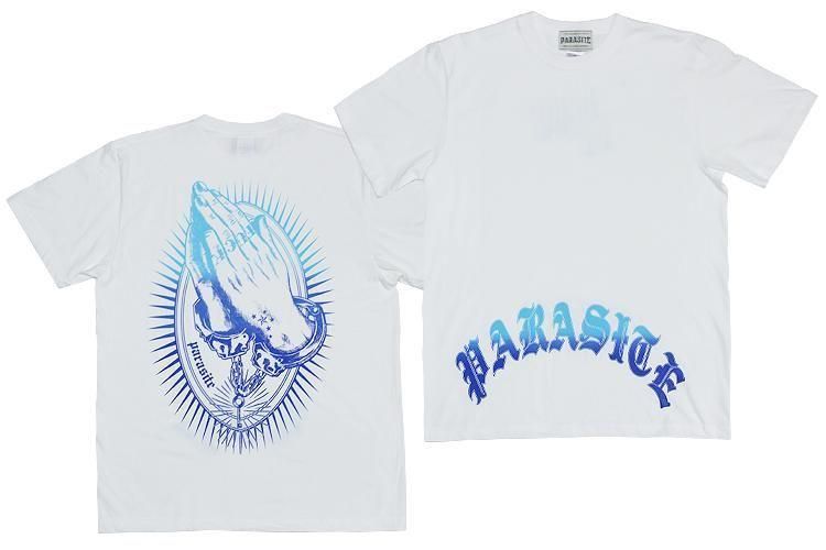 <img class='new_mark_img1' src='https://img.shop-pro.jp/img/new/icons1.gif' style='border:none;display:inline;margin:0px;padding:0px;width:auto;' />PRAYING HAND S/S T-SHIRT -WHITE-