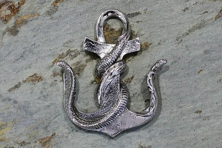 SNAKE ANCHOR SILVER メンズシルバーアクセサリーPARASITE