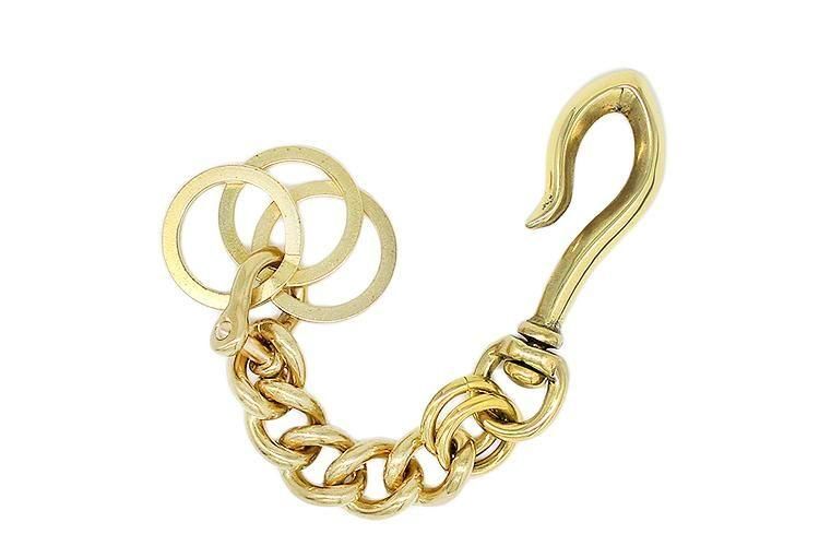 TRACKER KEY CHAIN BRASS